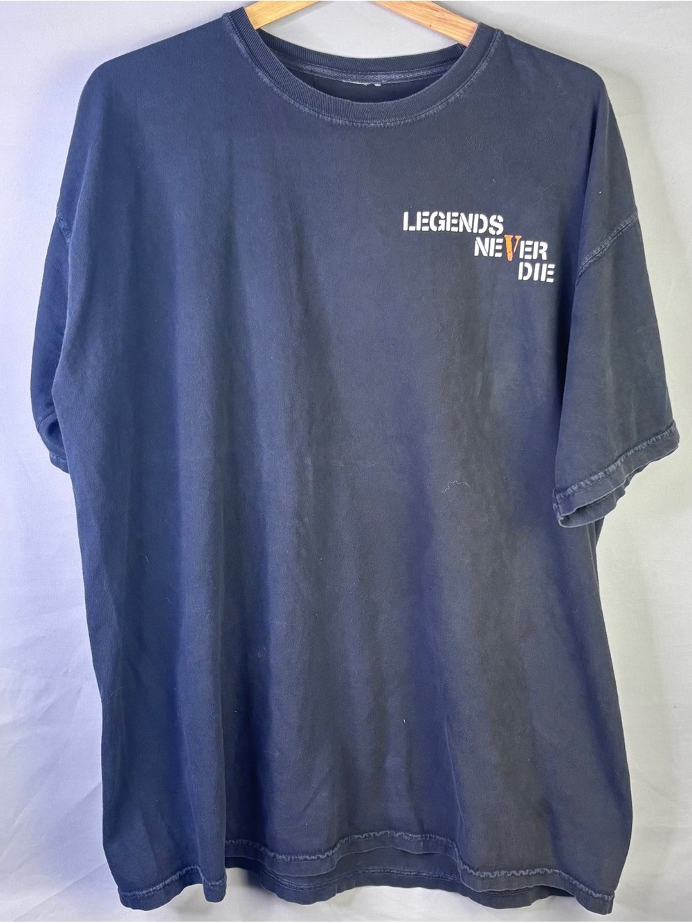 VLONE Black 'Legends Never Die' Short Sleeve Tee